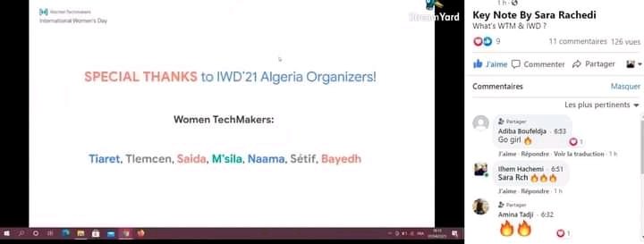 The first day was a success  💯 
Rich sessions, inspiring speakers and lots of #CourageToCreate ✌

If you've missed it, we still have two days full of surprises, starting  today at 6 pm.🇩🇿⏰ 

JOIN US !!