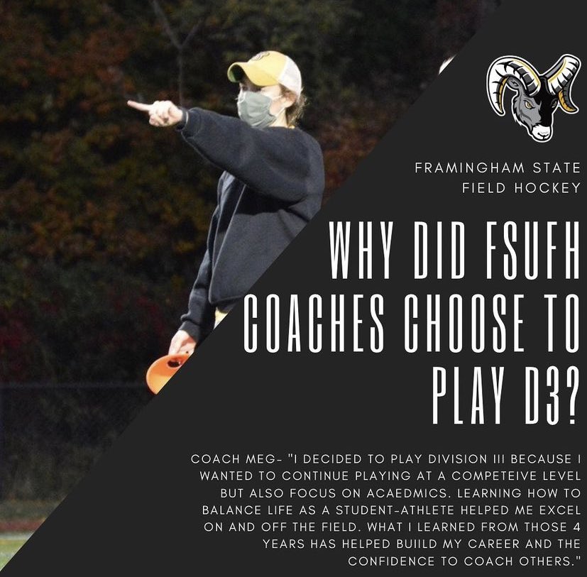 fsuramsfhockey's tweet photo. For our second day of D3 week, our coaches are sharing their reasons for choosing to play at the division 3 level! (Way back when...)
#d3week #d3fieldhockey #ncaad3sports #whyd3 #d3identity #mascac https://t.co/Sd3B3GE2oK