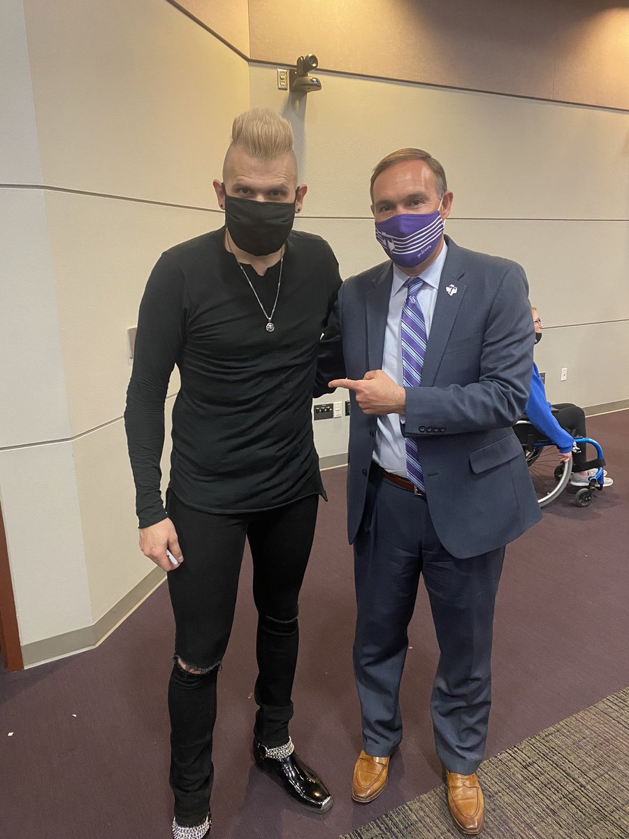 TarletonPrez's tweet photo. Congratulations to our @tarleton_tab “Tarleton’s Got Talent” winners. All student performances were outstanding tonight. #talent #bleedpurple #ProudPrez https://t.co/0148VMfcbT