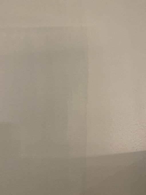 Took a paint chip from wall to the store today. Right side is original - left side is touch up paint