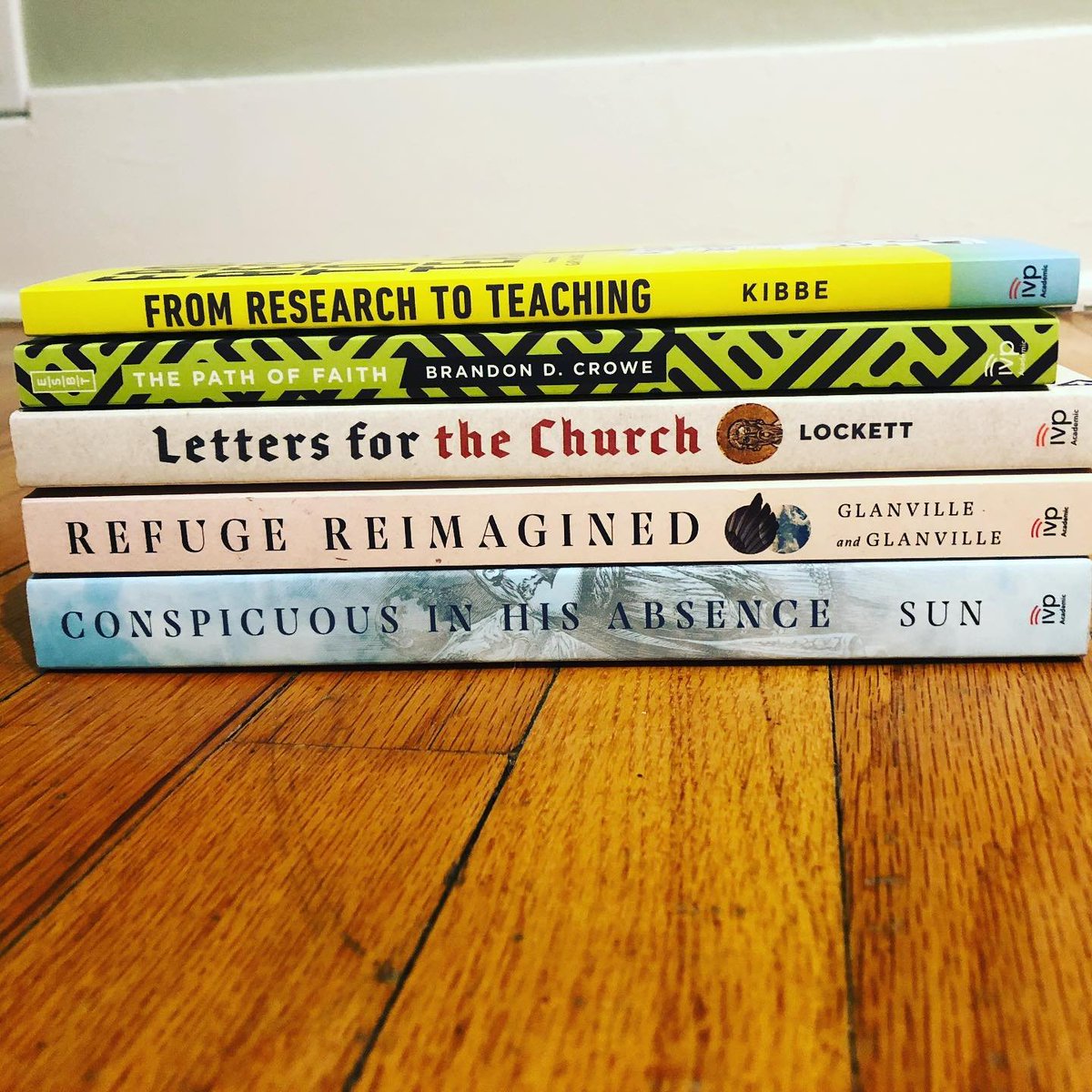 amgissing's tweet photo. New releases from @ivpacademic ready for your stimulus spending! #readIVP #readwomen #biblicalstudies #editorlife #takeandread https://t.co/H0YR7uNq2h