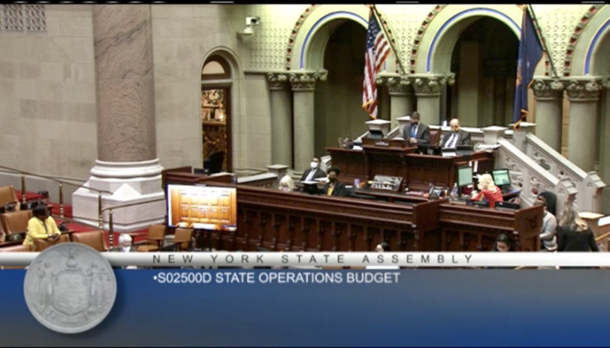 Here in Albany presiding over budget bill debate. Working to be sure the North Country gets their fair share! #budget #northcountry
