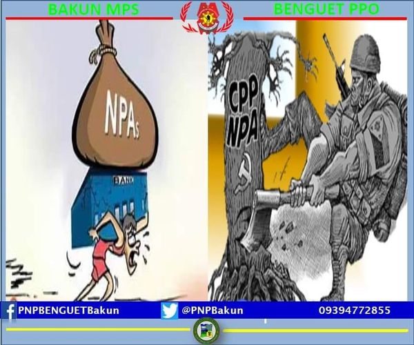 PNPBenguetBakun's tweet photo. Huwag paniwalaan ang mga grupong ang hangarin ay sirain ang iyong kapakanan lalo na ang ating bayan.
#PNPKakampiMo
#NotoNPADeception
#NoToNPArecruitment
#NoToCPPNDFNPA
@PNPBenguetPPO https://t.co/uIpSqrw3nm