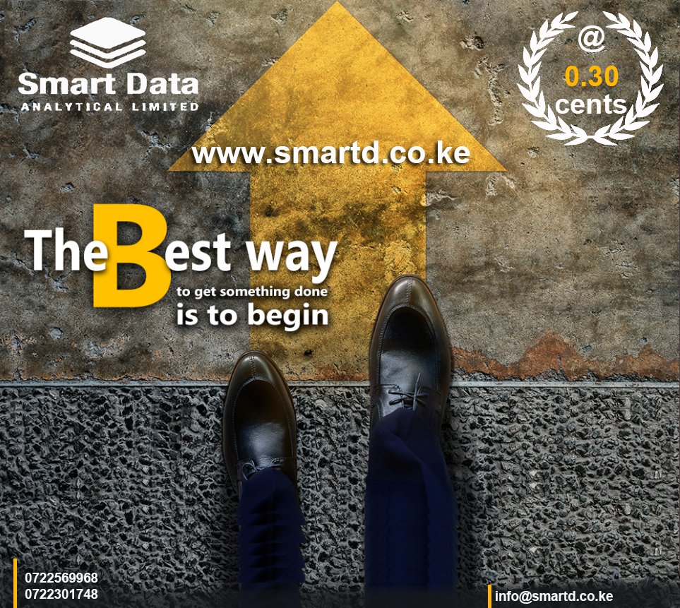 smartdata_ltd's tweet image. The best way to get something done is to begin . Request a Demo account and Grab our cheapest Bulk SMS 
@30cents. Across all mobile networks. Call/Text/ Whatsapp +254722569968/+254722301748