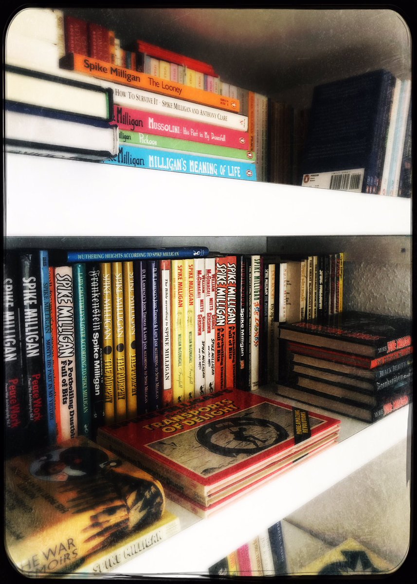 Spinemilligton's tweet photo. Filling the shelves. https://t.co/RVCGRMr4b2