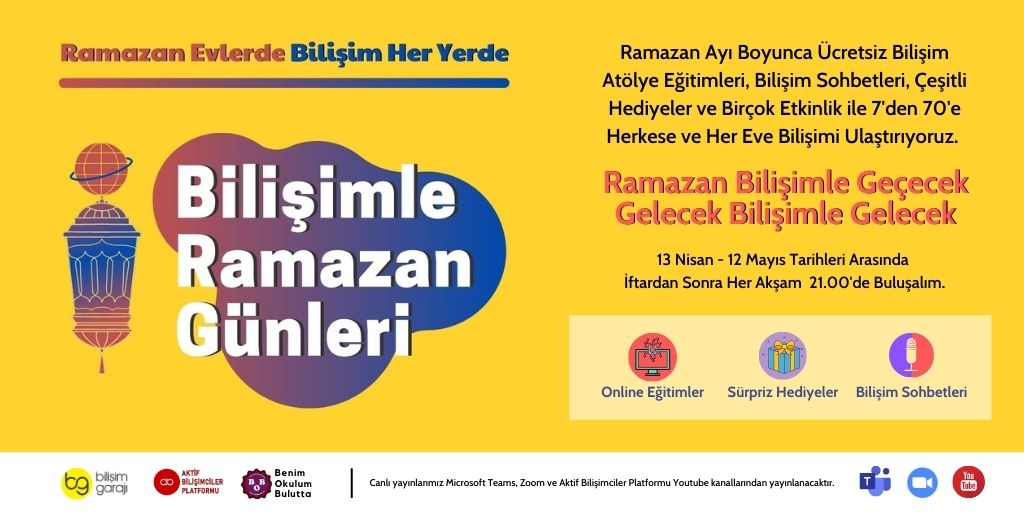 Aktif Bilişimciler Platformu (@aktifbilisimci) on Twitter photo Bilişimle Ramazan Günleri
Ramazan Evlerde Bilişim Her Yerde
#BilişimleRamazanGünleri
<a href="/btedernegi/">BTE Derneği</a> <a href="/bilisimgaraji/">Bilişim Garajı</a> <a href="/DrSelcukOzdemir/">Selçuk Özdemir</a> <a href="/myozden/">M. Yasar Ozden</a> <a href="/burcuyilmaz_bte/">Burcu Yılmaz</a> Bilişimle Ramazan Günleri
Ramazan Evlerde Bilişim Her Yerde
#BilişimleRamazanGünleri
<a href="/btedernegi/">BTE Derneği</a> <a href="/bilisimgaraji/">Bilişim Garajı</a> <a href="/DrSelcukOzdemir/">Selçuk Özdemir</a> <a href="/myozden/">M. Yasar Ozden</a> <a href="/burcuyilmaz_bte/">Burcu Yılmaz</a>
