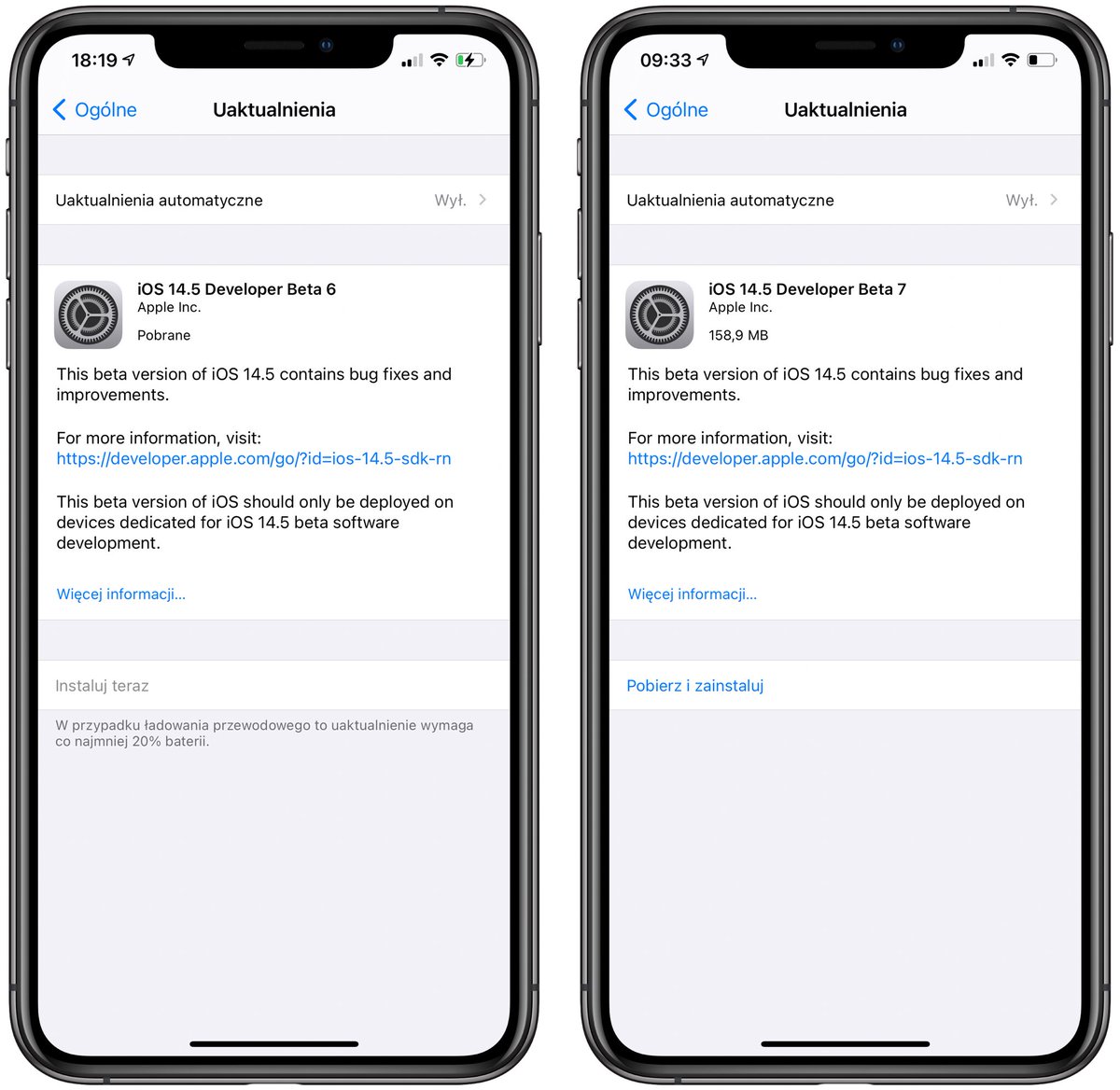 LukeCue's tweet image. Ostatnio tak często wychodzą bety, że ciężko nadążyć z ich instalacją. Swoją drogą ciekawa informacja doszła w przypadku 6 - wymagany % baterii na ładowaniu przewodowym lub bezprzewodowym #iOS145Beta7 #iOS145DevBeta7