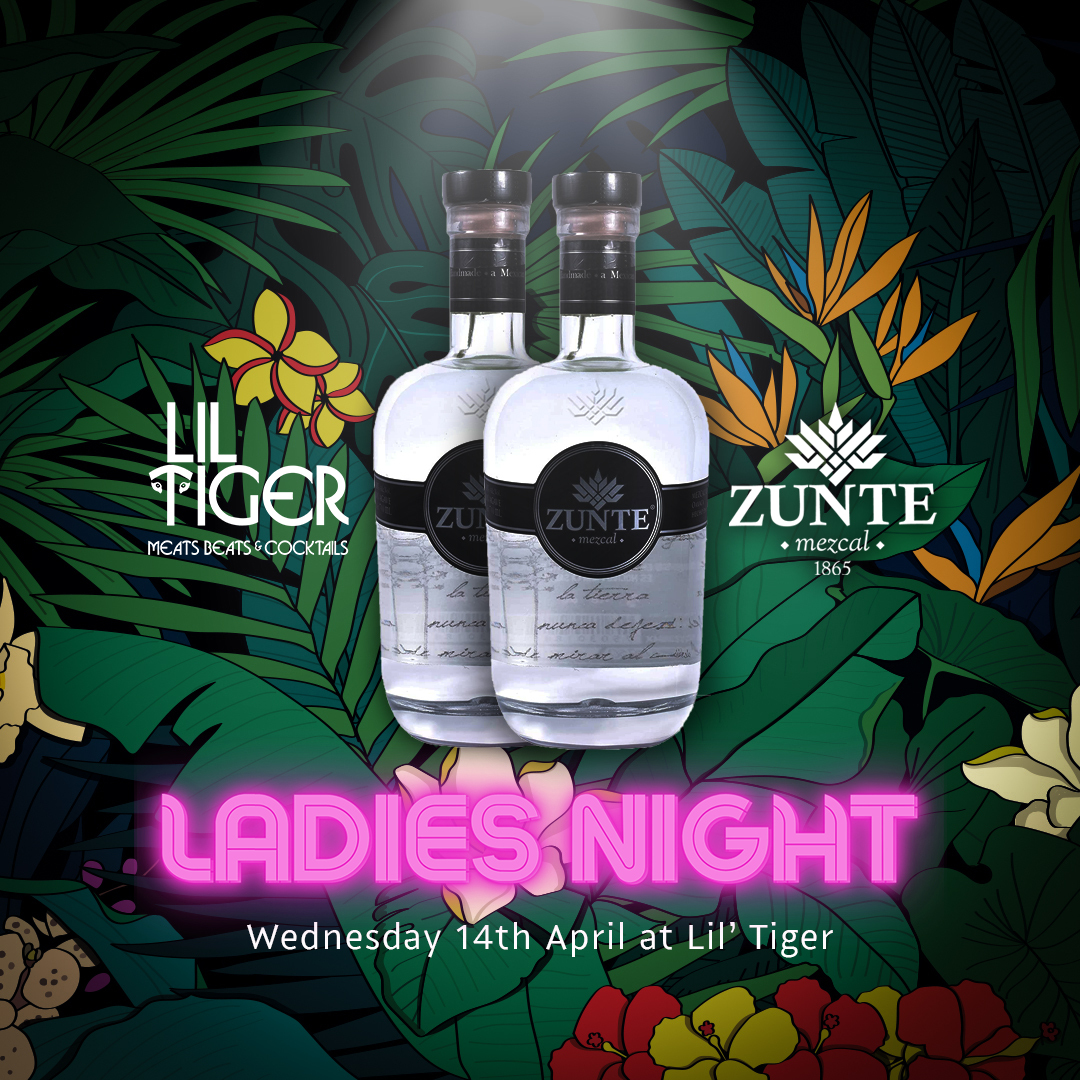 liltiger_sg's tweet photo. 🐅 LADIES! Come join us for an exciting night with ZUNTE MEZCAL! All ladies can enjoy 𝟭-𝗳𝗼𝗿-𝟭 𝗭𝗨𝗡𝗧𝗘 𝗠𝗘𝗭𝗖𝗔𝗟 𝗖𝗼𝗰𝗸𝘁𝗮𝗶𝗹𝘀 with us all night long! 🍸 

Be sure to check out our Facebook page to 𝗥𝗘𝗦𝗘𝗥𝗩𝗘 your spot! 🎟️⁣

#liltiger #wednesdaynight https://t.co/6fFhbg7SDr