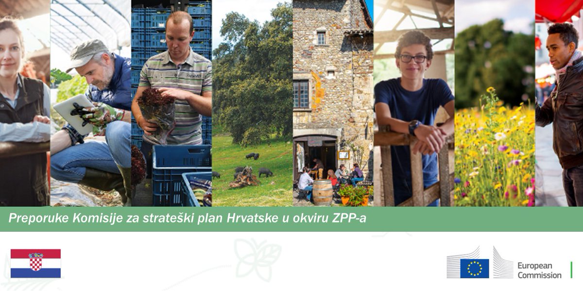 Preporuke Komisije za strateški plan Hrvatske u okviru ZPP-a→  https://europa.eu/!DQ73Xj   @EK_Hrvatska  @CroatiaInEU
