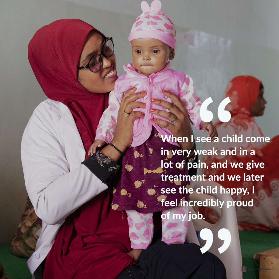 SaveChildrenSO's tweet photo. #Worldhealthworkersweek
“Generally malnutrition is caused by food insecurity in the country, because of drought and lack of income or lack of knowledge about breast feeding.” 
https://t.co/3T965utjtA https://t.co/BuTUOPPm2z