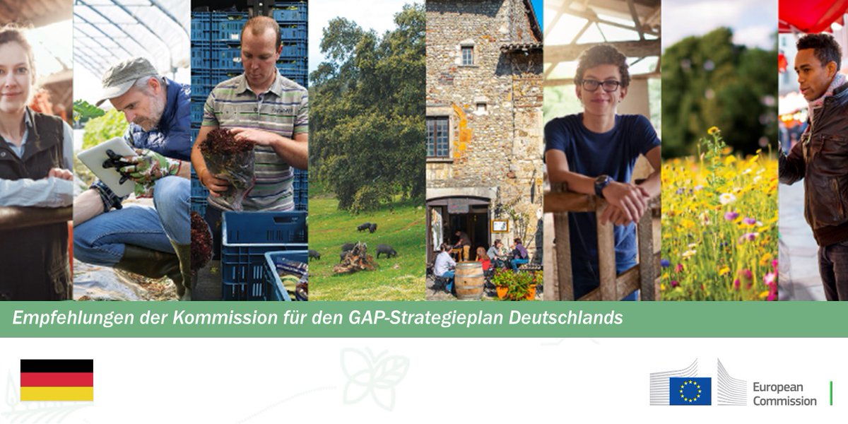 Empfehlungen der Kommission für den GAP-Strategieplan Deutschlands→  https://europa.eu/!qG84th   @EUinDE  @GermanyintheEU