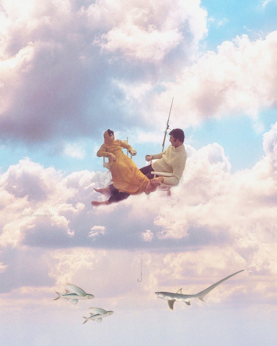 Good morning to you all with my latest work: cloud fishing 🎣

Sending you some chilling vibes 
Have a great day ✨ 

#NFTCommuty #OriginalContentArtist