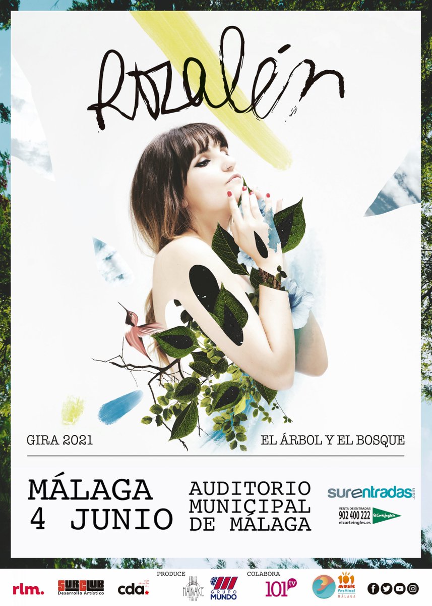Buenos días 😃 Apunta esta fecha 📅 4 de junio, en el Auditorio Municipal “Cortijo de Torres”, ¡concierto de <a href="/RozalenMusic/">Rozalén</a>! ⚡

👉 ow.ly/TY6m50EjnjQ

#MDYE #ConciertosMálaga #Málaga #AuditorioMálaga