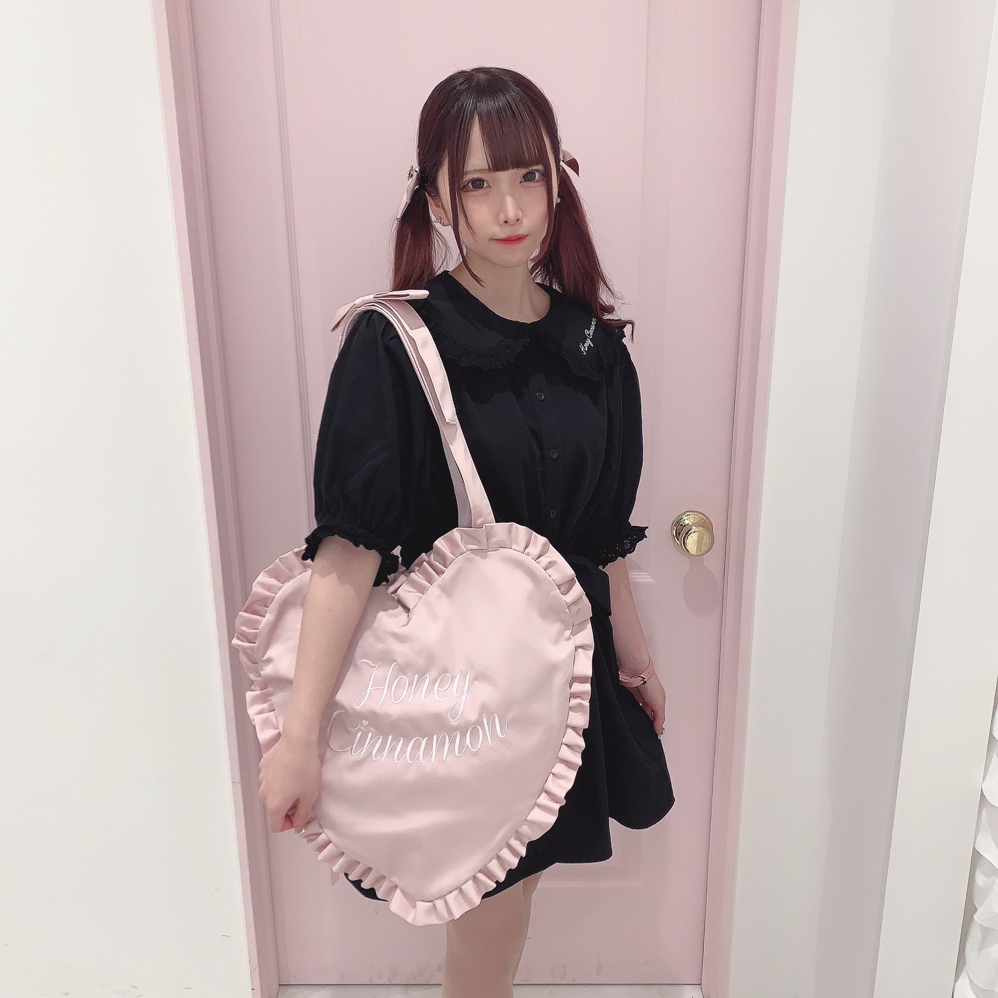 ハニーシナモン　ポイントハートボストンバッグ 予約販売】ポイントハートボストンバッグ – BUNNY APARTMENT