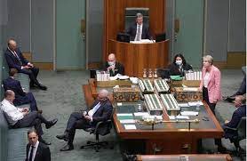MarciaDevlin's tweet photo. Social media is corroding standards? Well, I’d suggest the PM and his men friends get off social media, sit up straight, pay attention and show some respect.

Simples. https://t.co/jG5PBsKqLQ