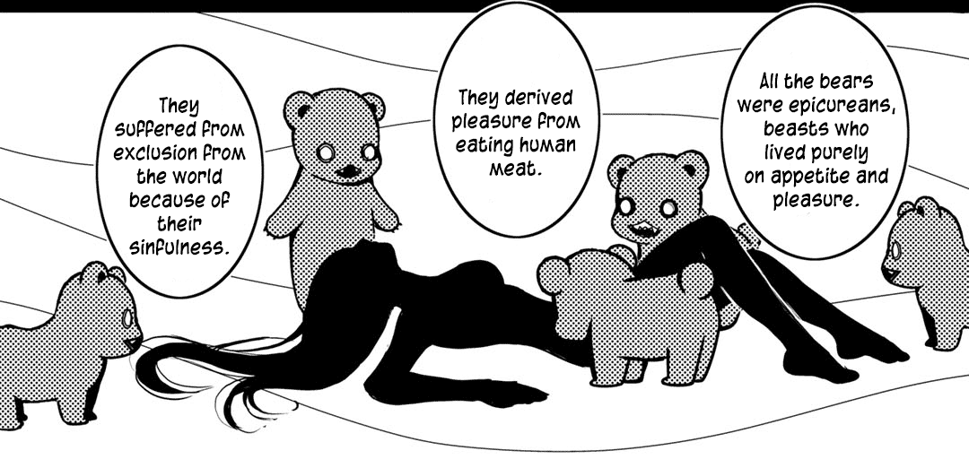 alright see this adds to my whole thing about bears not being like gay people but rather i guess ppl starved of lust and satisfaction who also happen to be gay. of course it could just be that they just thought bears would be funny but like still