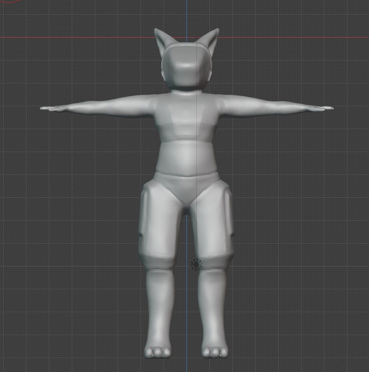 I've been tweaking around his proportions and HOLY SHIT WE'RE GETTING CLOSE NOW. Hands are still weird, ears need a little help, and the tail is still atrocious, but HOT DAMN we're doing pretty good tonight! MCUH better than last night