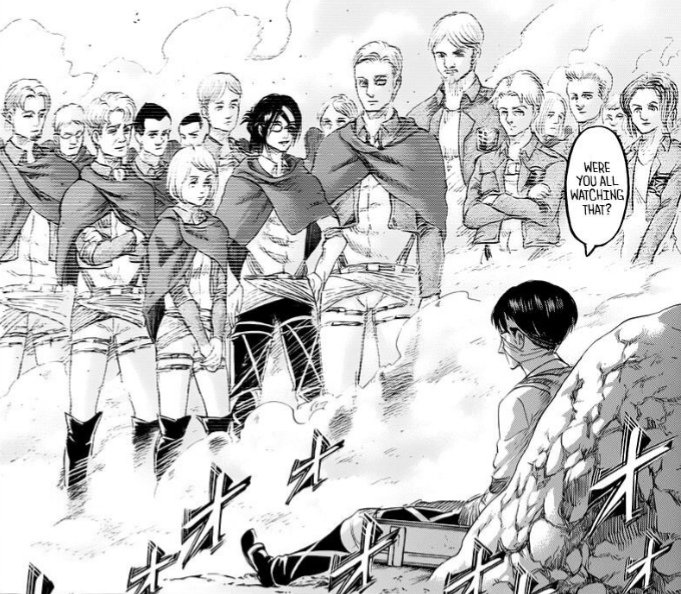iaishison's tweet photo. #aot139spoilers
.
.
.
.
.
no because levi, who chose eren multiple times over his friends, can finally have a peace of mind and tell himself that his decisions back then weren't wrong and all their sacrifices weren't for naught https://t.co/zGSsnELiJm