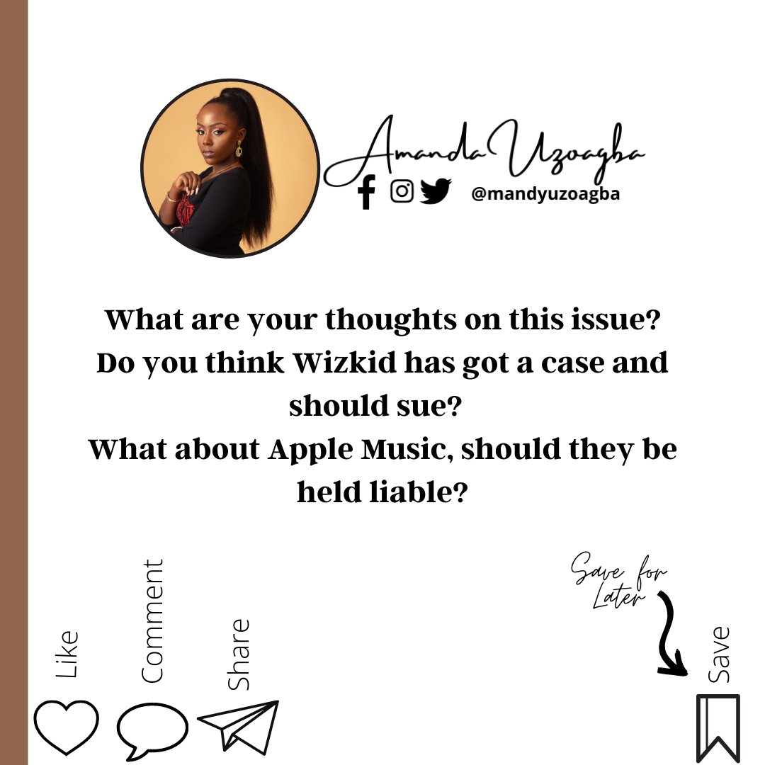 mandyuzoagba's tweet photo. What are your thoughts on this matter? #wisekid #Wizkid
#MandySpeaks #MandyUzoagba https://t.co/YjQbdiMLx7