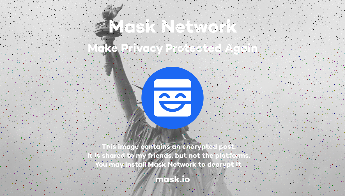 MartinChacon97's tweet photo. This image is encrypted with #mask_io. 📪🔑 Install https://t.co/XqvIt8j7TE to decrypt it. 8/4/2021 00:03:05 https://t.co/PGd9VjZqV0