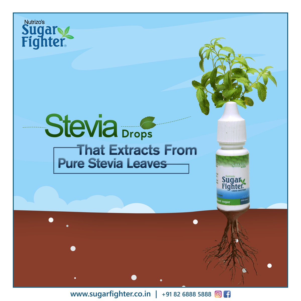 Sugar Fighter On Twitter Each Drop Of Stevia Sweetener Is Made Up Of Natural Stevia Leaves To Push You Towards A Healthier Better Lifestyle So Dissolve These Stevia Drops To Satisfy