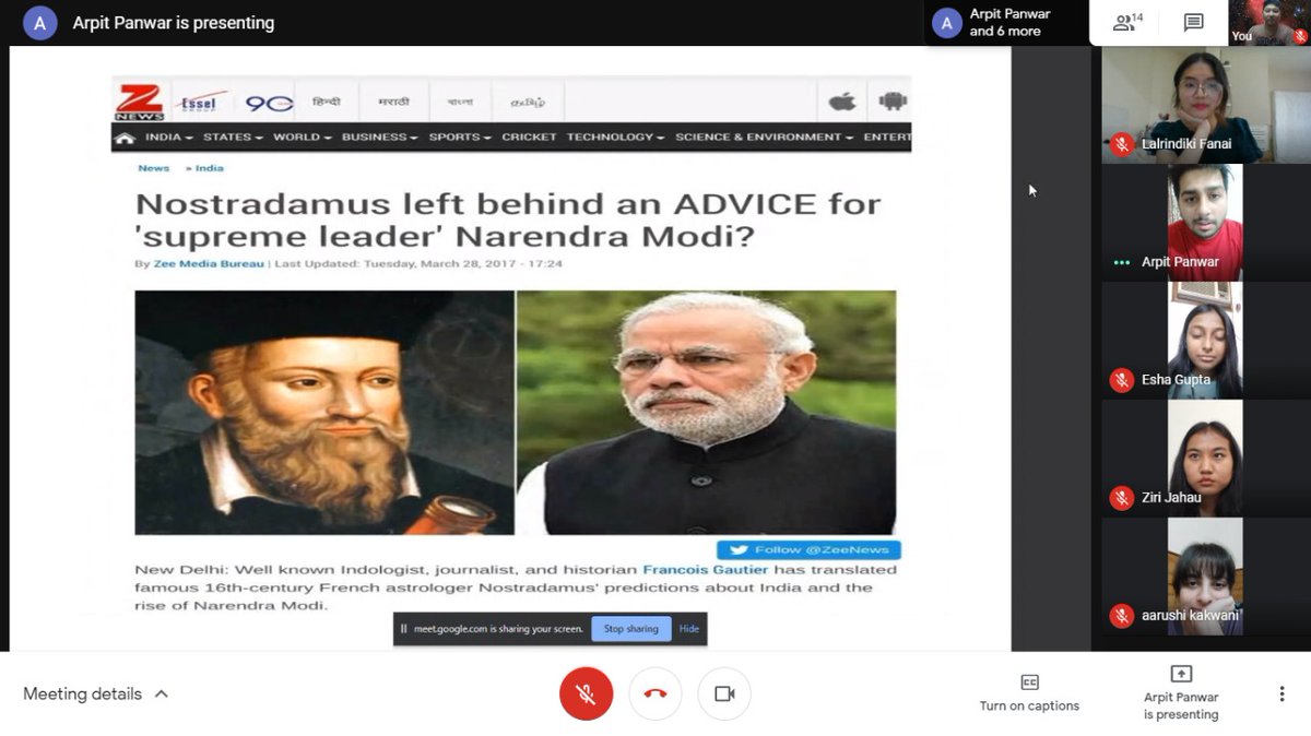 One of our students highlighted the overflow of information in the digital age and the essentiality of Media Literacy. #IndiaAgainstFakeNews #IIMCXMediaLiteracy #digitalliteracy #IIMC
<a href="/guyberger/">Guy Berger LinkedIn: https://shorturl.at/p0RUy</a> 
<a href="/GrizzleAlton/">Alton Grizzle</a> 
<a href="/YadavAnubhuti/">Anubhuti Yadav</a> 
<a href="/IIMC_India/">Indian Institute of Mass Communication</a> 
<a href="/MILIN_INDIA/">MILIN - Media & Information Literacy India Network</a>