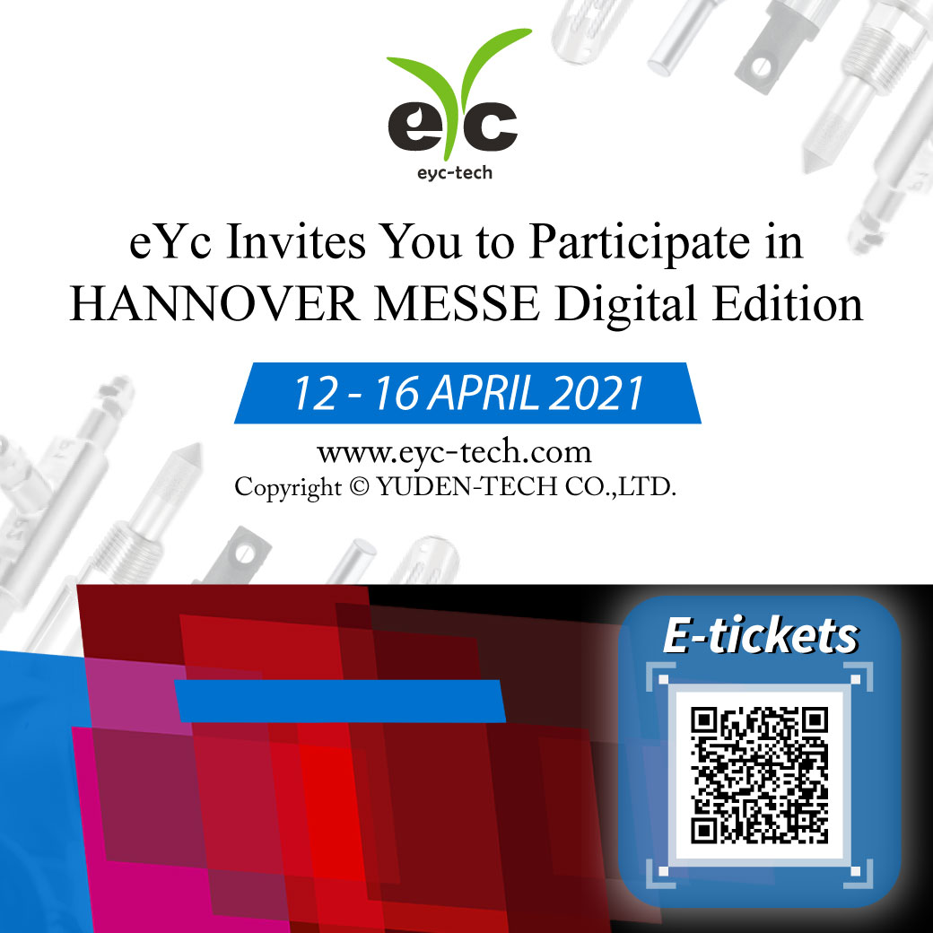 eyc_tech's tweet photo. 😀😀eYc HANNOVER MESSE Digital Edition 12-16 April 2021 invitation

📱📱Welcome to scan QR-Code to talk with us online

✈️✈️More information https://t.co/qbVxk2H6AH

#HANNOVER_MESSE https://t.co/izhsMB6Mmt