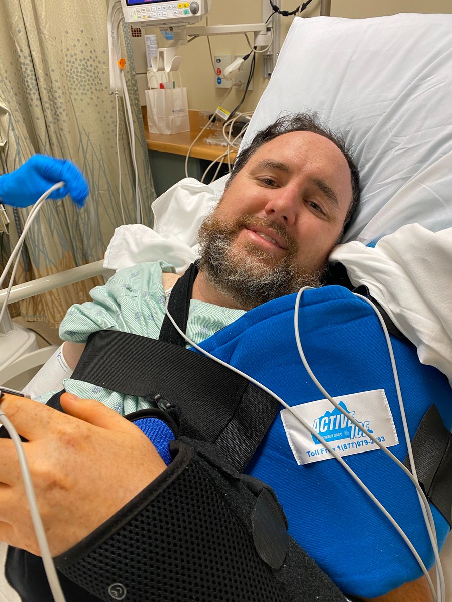 Shoulder Surgery from Snowboarding accident in keystone went well, headed home now to heal! #FTSKUnderdogs thx for the prayers!