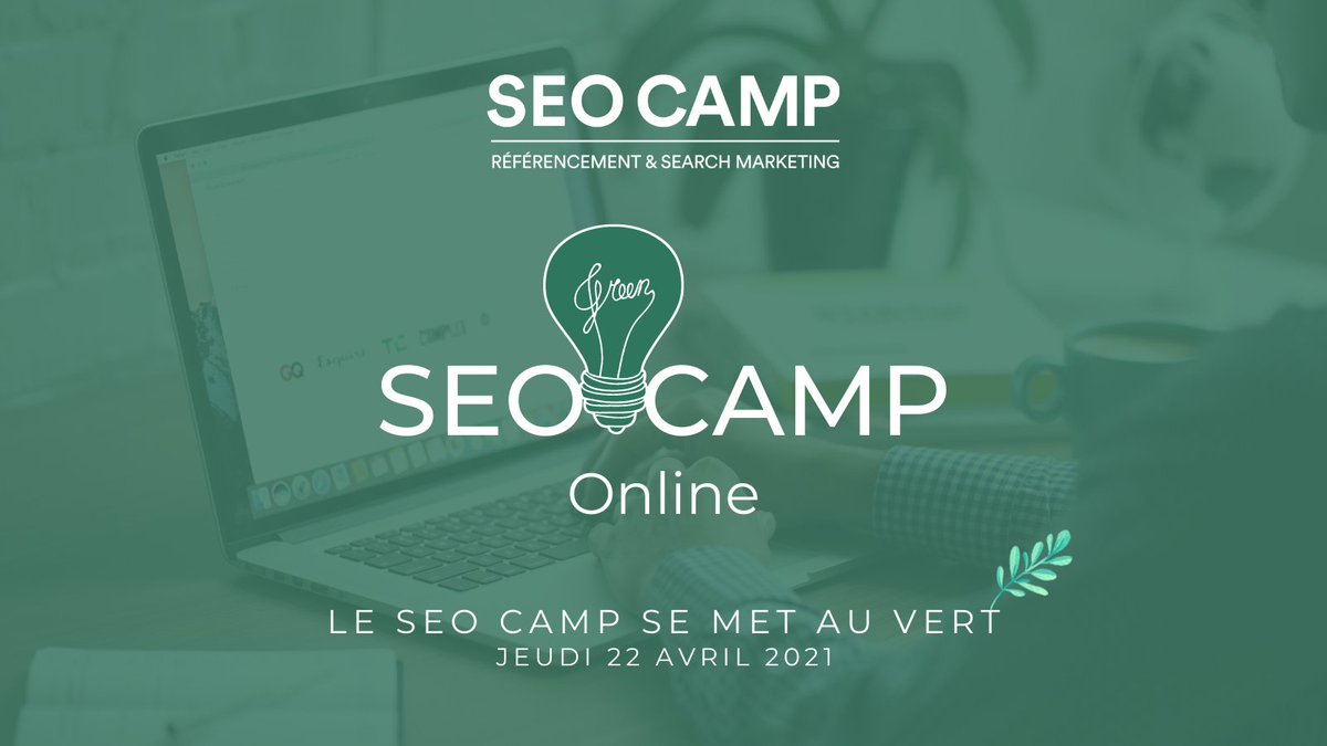 Le 22 avril prochain le SEO CAMP se met au vert 🌿

Nous recherchons des conférenciers #SEO #SEA #SEM avec un côté green 🌱

Intéressé ? Remplissez vite l’appel à conférenciers 👉 bit.ly/Acsgc21

Informations et inscriptions 👉 bit.ly/SGC21