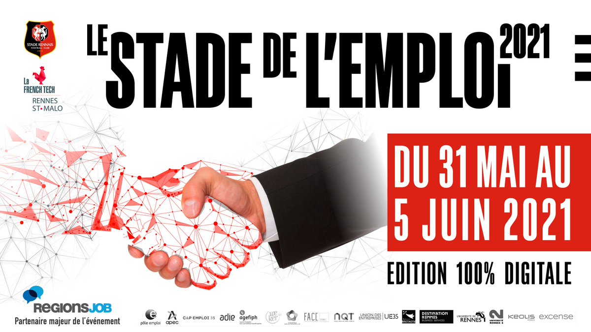 ✨BREAKING NEWS✨On mutualise nos forces avec le <a href="/staderennais/">Stade Rennais F.C.</a> pour vous proposer un événement 100% digital dédié au #recrutement ! RDV du 31 mai au 5 juin pour recruter vos futurs talents 🤩
🤜 #Startups #Entreprises réservez dès maintenant votre stand !  lepoool.tech/stade-de-lempl…