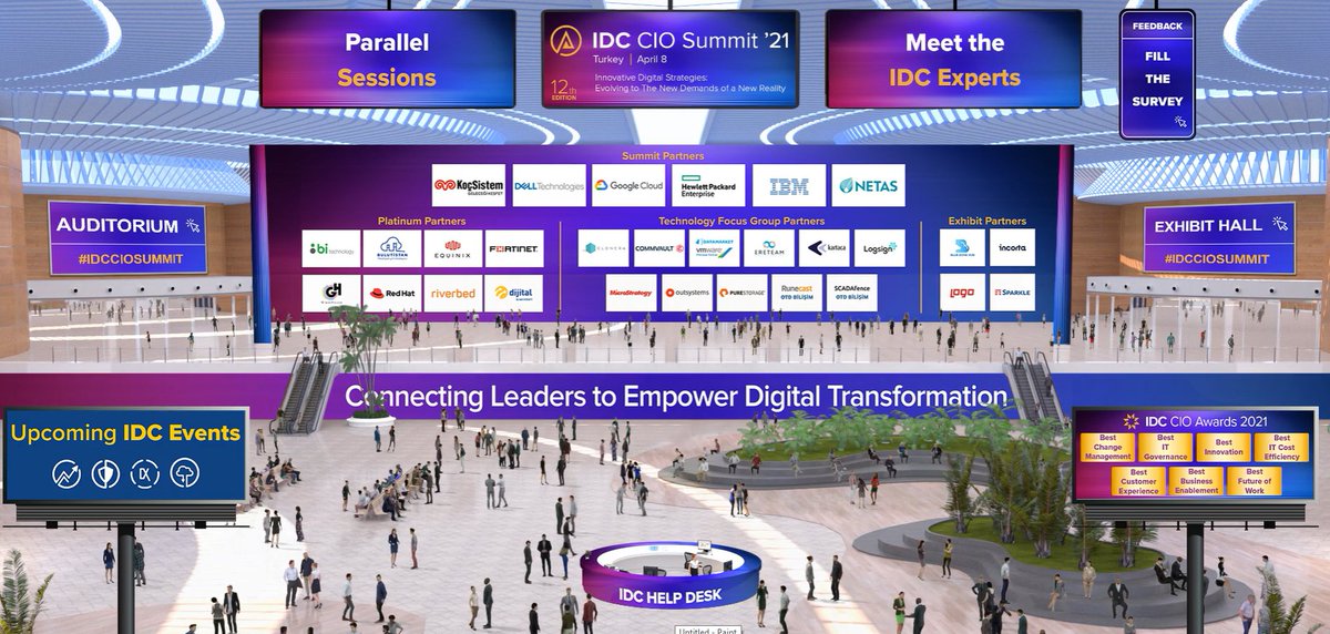 IDCMEA's tweet image. Warm welcome to all our partners, speakers and  delegates to IDC Turkey CIO Summit 2021, virtual edition #IDCDigital #idcciosummit #Turkey @ncizmeci @IDC_Turkiye