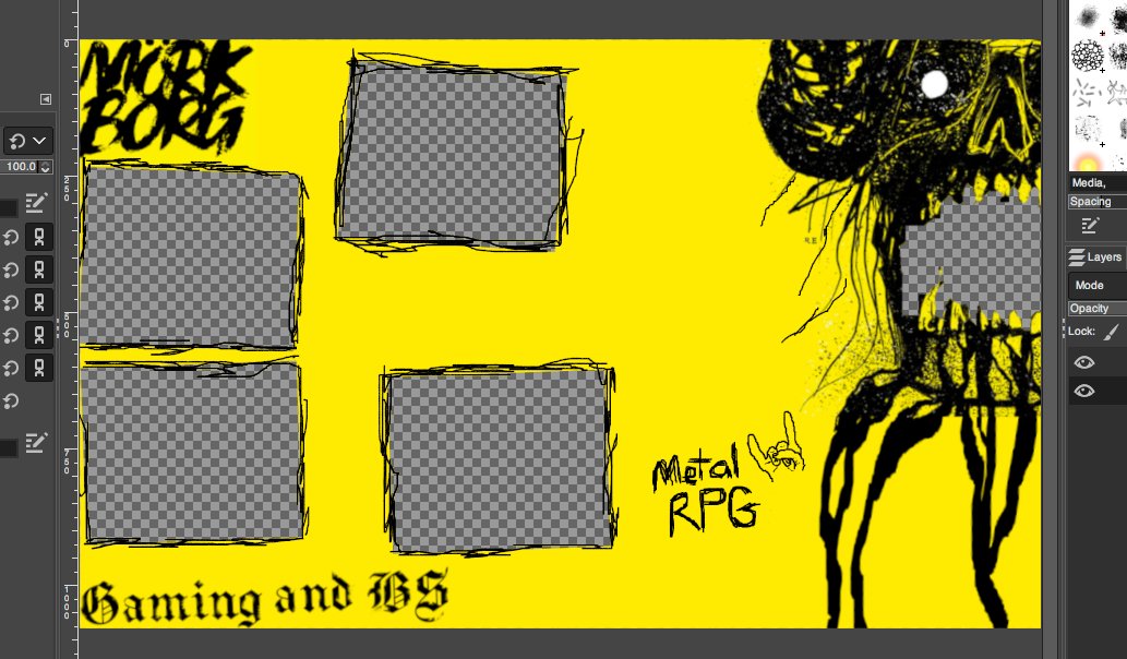 SeanPKelley's tweet photo. Some overlay work. #metalrpg #morkborg https://t.co/CTO3SgTCfW