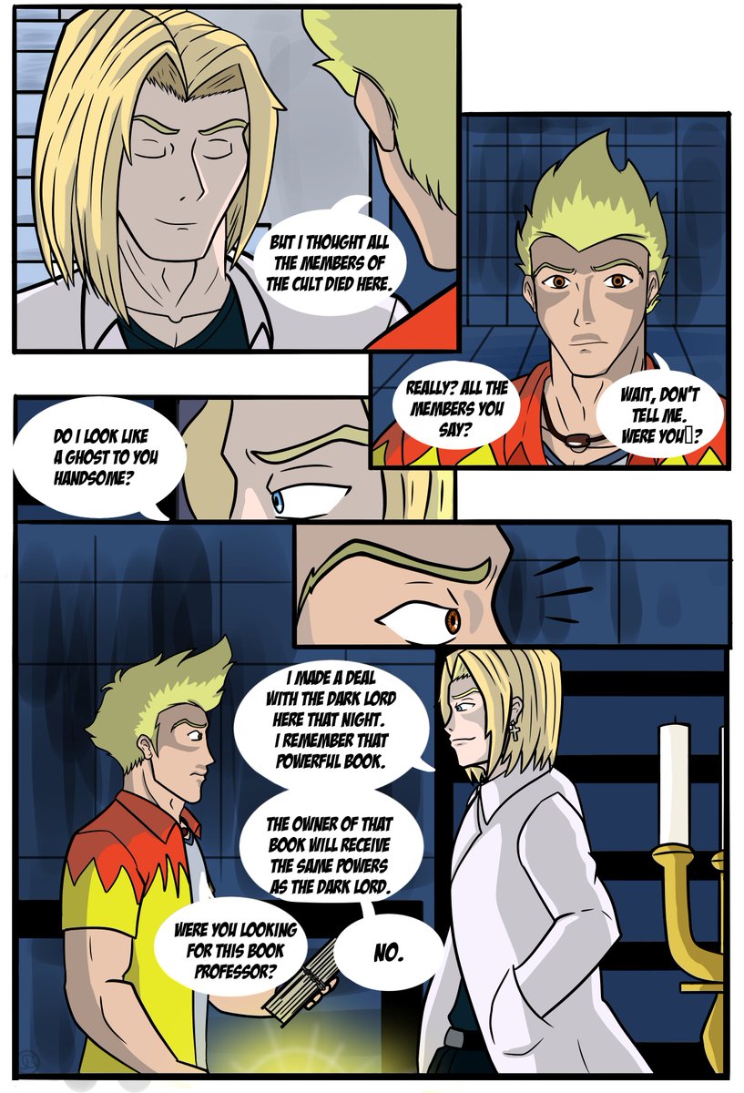 JCKun92's tweet photo. Since Martin Mystery has been doing so well recently and you guys seem to love my content with this blond dork, here's a treat! If I get to 10K followers before the end of the month. I'll release this fan comic I did last year in full. Uncensored! 
GO! https://t.co/piWXGTsMZJ