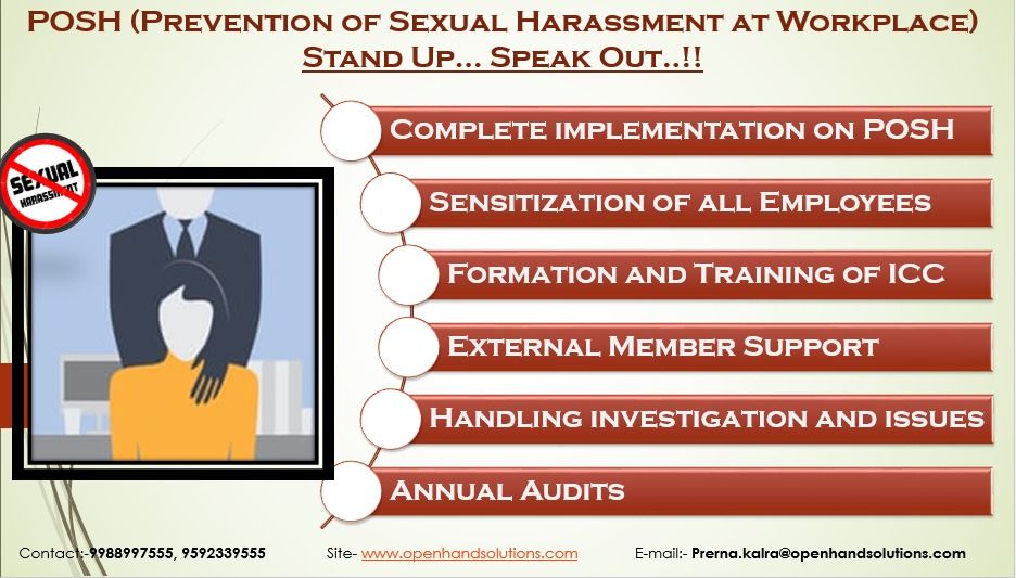 OpenHandS's tweet image. (PoSH) at Workplace Act of India orders each association to characterize their lewd behavior arrangements, counteraction frameworks, strategies &amp;amp; administration rules for its employees.
#Poshact #awarenesstraining #openhandsolutions #safety #workplacesafety #poshact #compliance