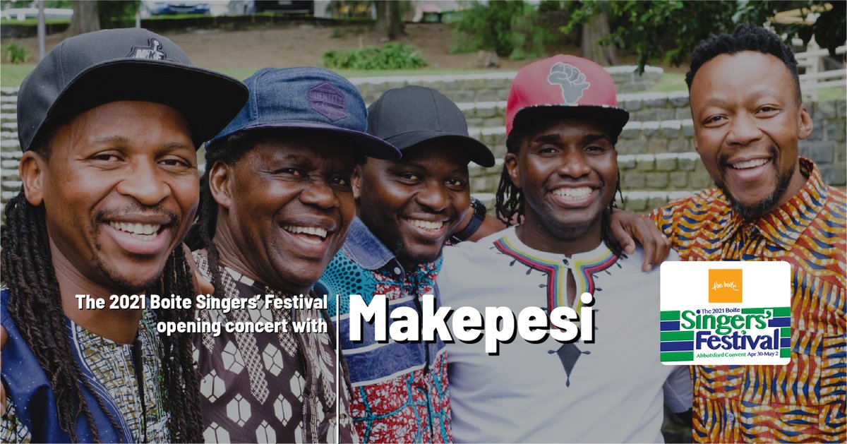 BoiteMusic's tweet photo. The Boite eNews - Apr 8 - Singers' Festival opening concert - Makepesi. From different South African choirs and shows, including The Lion King! - https://t.co/z9MwAZNgBM https://t.co/htBoynLa3E