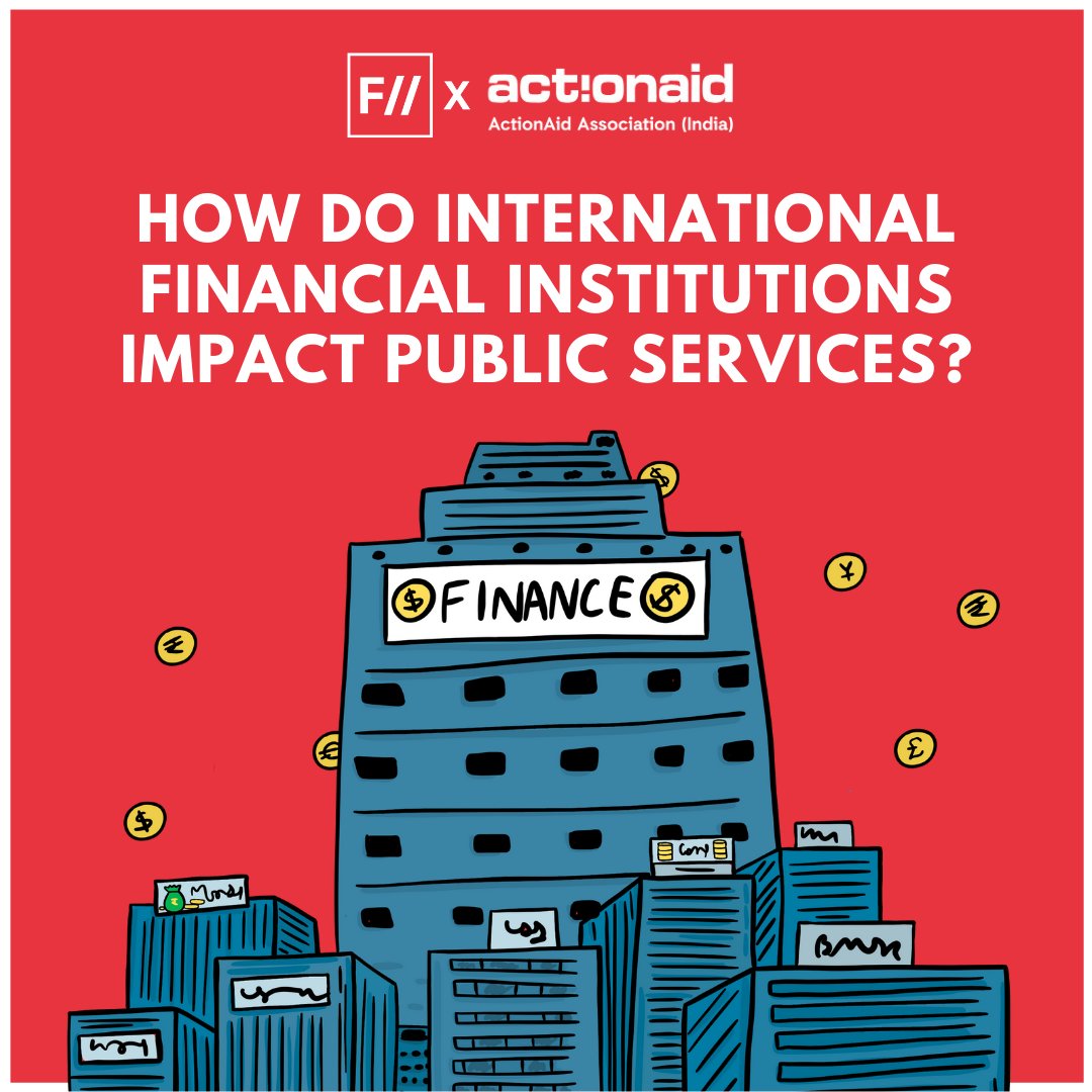 FeminismInIndia's tweet photo. Today, FII and @ActionAidIndia, as part of our campaign #LinkingTheGlobalToTheLocal, are taking a look at how international financial institutions impact public services, and much more! ⬇️⬇️

Illustrations by: @ShreyaTingal 

(1/n) https://t.co/2gyShE3Y4y