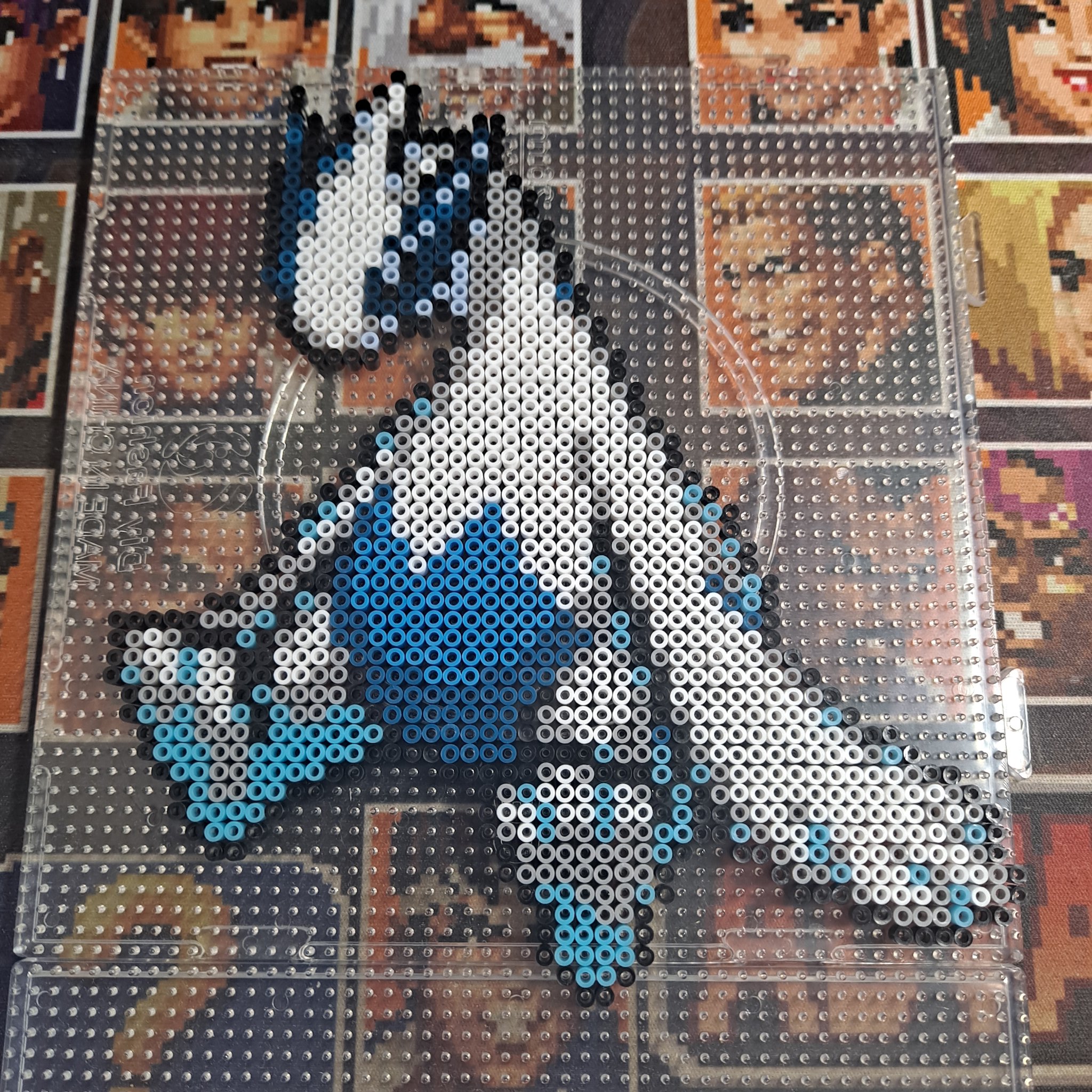 Qcuuk 쿨쿨 자는 루기아 アイロンビーズ ドット絵 ポケモン ポケモン不思議のダンジョン レトロゲーム ニンテンドーds ルギア Perlerbeads Perler Ironbeads Pixelart Pokemon Pokemonmysterydungeon Nintendods Lugia Nds Retrogame