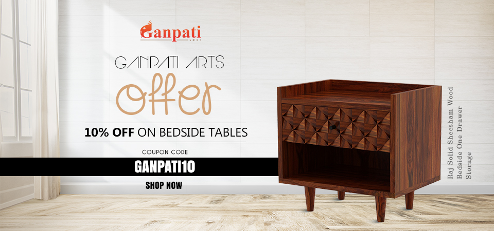 Amazing designs solid wood bedside table with 10% extra off for home decoration or bedroom for sale at GanpatiArts. bit.ly/2WJ3ZWk
 
#SolidWoodTable #BedsideTable #WoodenTable #Solid #Wood #Sheesham #Furniture #WoodenFurniture
