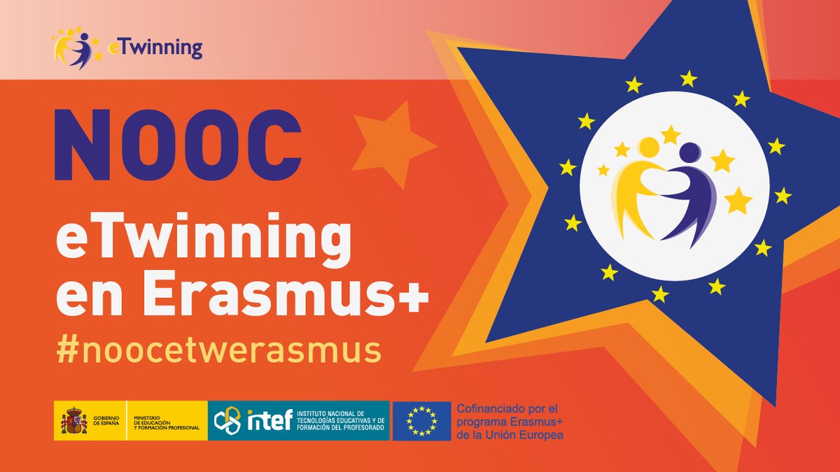 💻¡Mañana finaliza el NOOC  #noocetwerasmus "eTwinning en Erasmus+" (3ª ed.)!
👍¡Todavía estás a tiempo de completar el reto y conseguir tu insignia digital!

🔗Inscríbete en  ow.ly/9XnG50E4XoA
