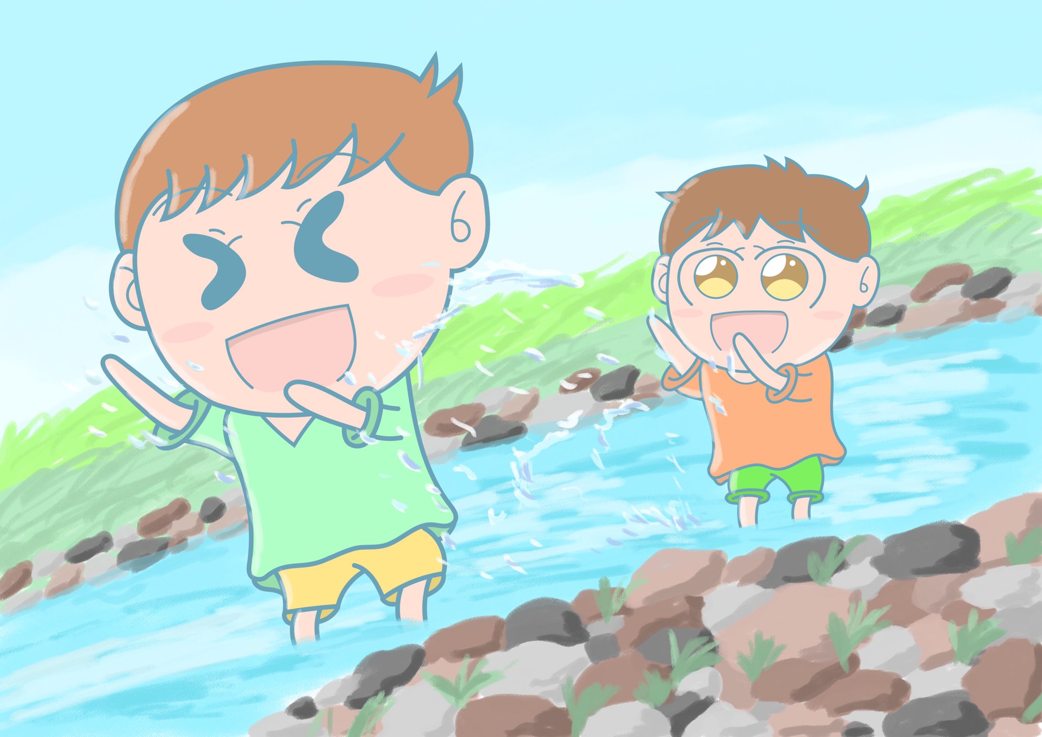 Aki かわいい子供 動物イラスト描きます 川で水遊びをしている男の子たち イラスト イラストレーター かわいいイラスト 絵描きさんと繫がりたい イラスト好きな人と繋がりたい みんなで楽しむtwitter展覧会 T Co R5d2rx6tfz Twitter Aki かわいい子供 動物イラスト描きます 川で水遊びをしている男の子たち イラスト イラストレーター かわいいイラスト 絵描きさんと繫がりたい イラスト好きな人と繋がりたい みんなで楽しむtwitter展覧会 T Co R5d2rx6tfz Twitter