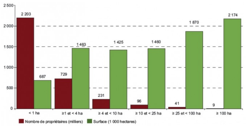 La #forêt 🇫🇷 est privée à 7⃣5⃣%.
🔎3,5 M de propriétaires possèdent 12,6 M ha de forêt.
🔎1/3 sont #agriculteurs.
🔎380 000 #sylviculteurs possèdent➕de 4 ha de forêt &amp; représentent 76% des surfaces totales. #LaForêtEnsemble
Sources <a href="/IGNFrance/">IGN France</a> <a href="/credoc/">Crédoc</a> @fransylva_paris <a href="/GIP_Ecofor/">GIP Ecofor</a>