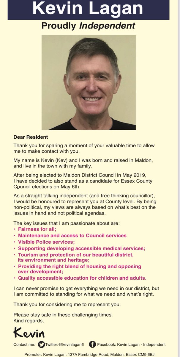 May 6- Make a change for fair representation.
