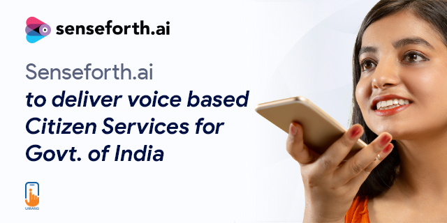 Senseforth.ai has been selected by the Ministry of Electronics and IT (MeitY) to build a AI-powered voice assistant for the Umang app. Read the story: ecoti.in/CKoq3b76

#Governance #ArtificialIntelligence #DigitalTransformation #bot #deeptech #voicetech #AI