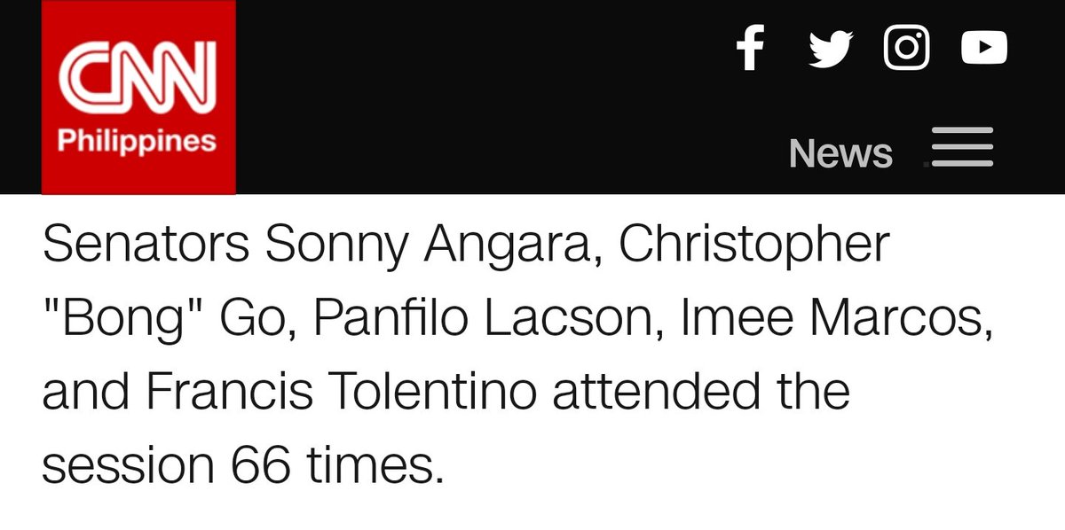 GisingPilipino's tweet photo. Napansin ko lang:

Nagtala si GaGo ng 66 na beses na pag dalo noong 18th congress na may 67 sessions.

Pano nagagawa ni GaGo maging julalay 24/7 ni Duterte pero halos perfect ang attendance nya sa senate? 🤔

#DuterteResign 
#DuterteResign https://t.co/mVGDlWHoKw