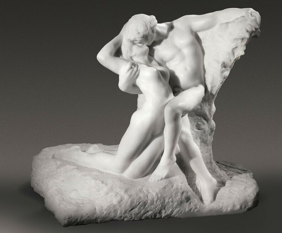 Хочу с утра негативно на всех повлиять обнажённой скульптурой. Огюст Роден "Вечная весна"