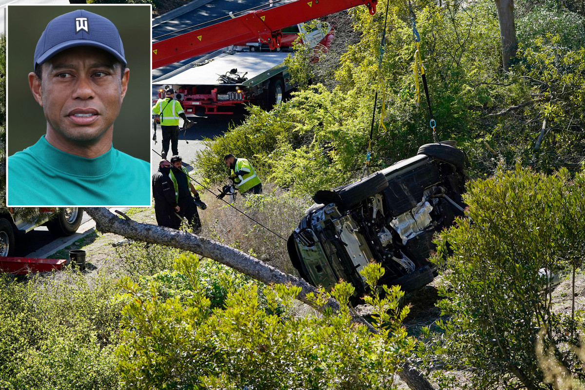 Reported cause of Tiger Woods' California car crash revealed