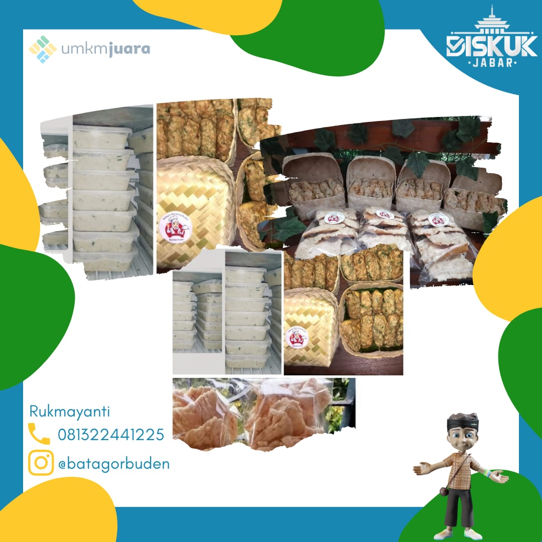 Braya KUMKM 😙😙

Oleh-oleh wajib kalo ke Bandung...
Sekarang bisa dipesan langsung ke :

BATAGORBUDEN

Batagor dan kuliner

Rukmayanti 081.322.441.225

Ig @batagorbuden

Yuk di order Now 🙏🙏🙏Membeli produk kami sama dengan membantu pemulihan perekonomian umkm lokal😊🙏