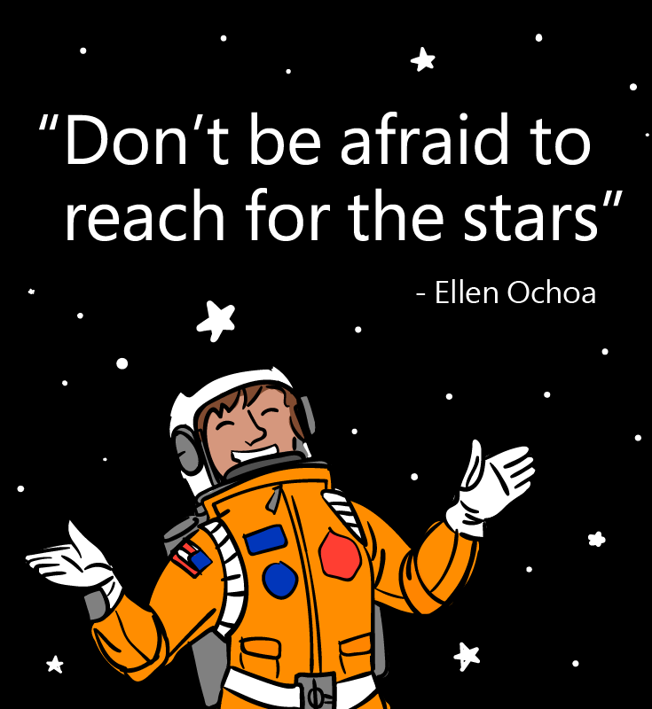 #TalDíaComoHoy en 1993, a las 1:29 am, el transbordador espacial Discovery despegaba del Kennedy Space Center. El primer vuelo de Ellen Ochoa en el espacio, primera vez en la historia que una mujer hispana viajaba al espacio #WomenInSTEM