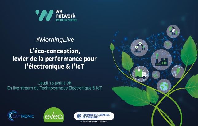 Gwenaëlle Souffran et Jean-Baptiste Puyou, interviendront le 15 avril au Morning Live de <a href="/Captronic_/">CAP'TRONIC</a> pour échanger sur l’éco-conception.
#morninglive #ecoconception #electronique #IoT