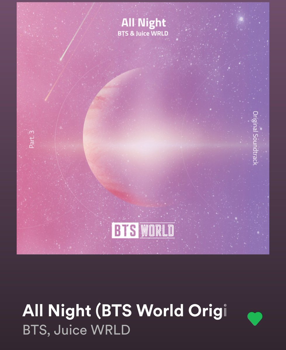 _moonchld_'s tweet image. No se imaginan el cariño que le tengo a All Night 💜